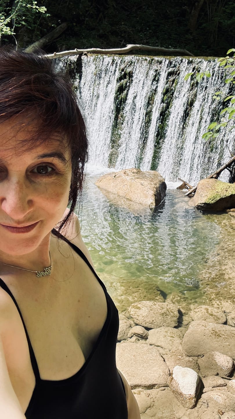 Customer photo review of Maillot de bain noir M/L vintage