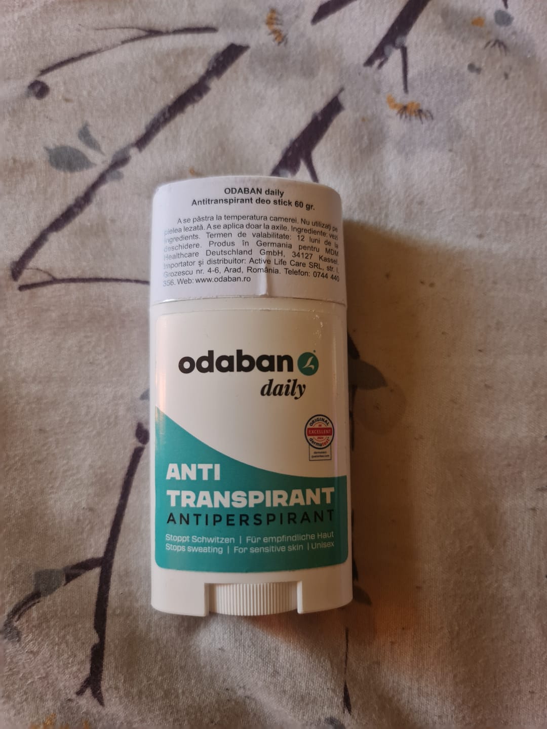 Customer photo review of odaban® Daily An­ti­perspirant Deo Stick