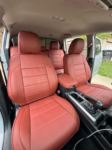 Customer photo review of Premium Custom-Fit Seat Covers