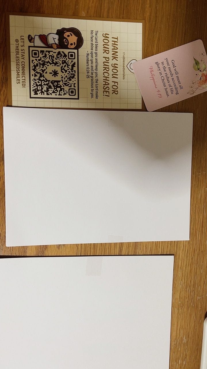 Customer photo review of Names of God Jesus Sheet - Singapore Edition
