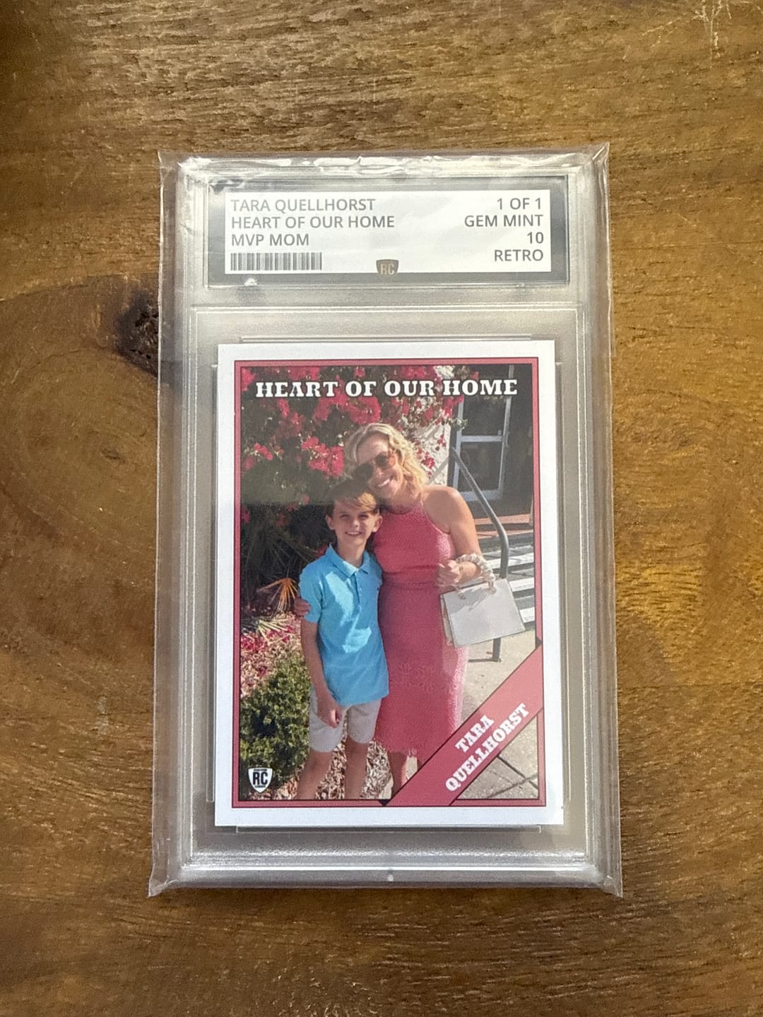 Customer photo review of Mother's Day Graded Card (Quick Buy)
