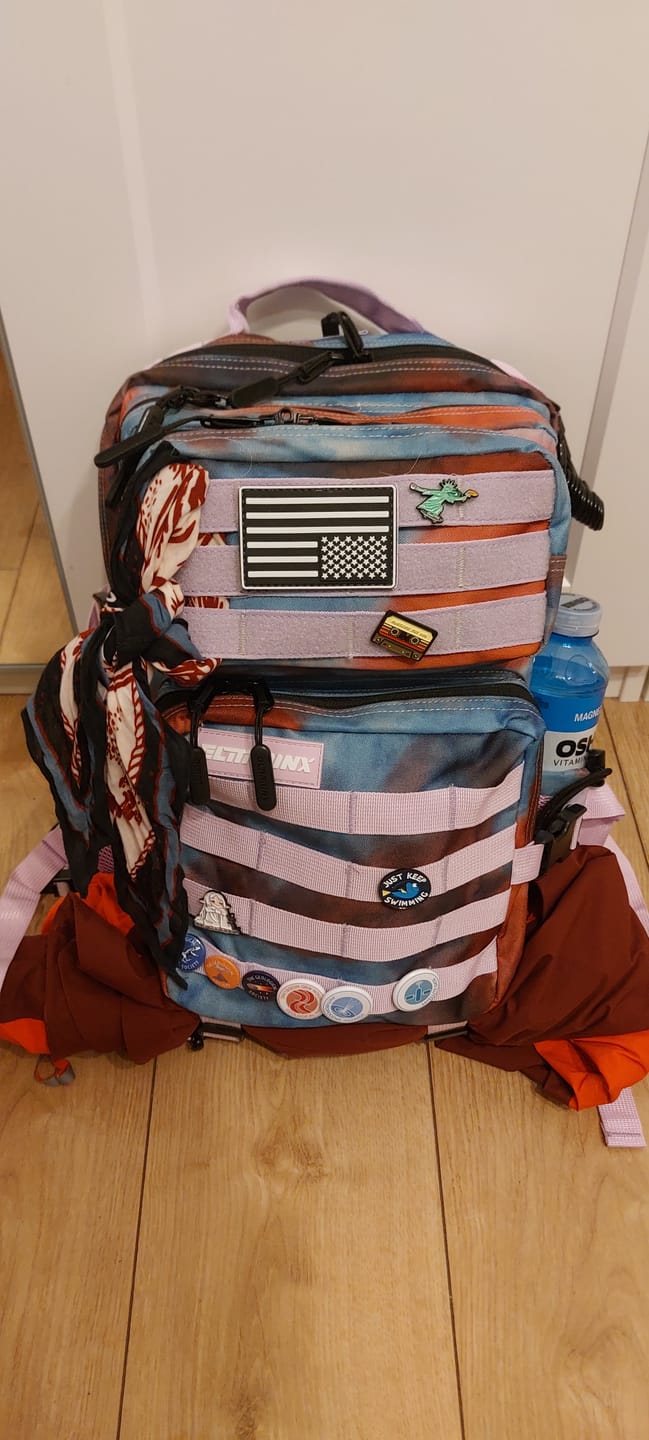 Customer photo review of Mochila Táctica 25L Nebula