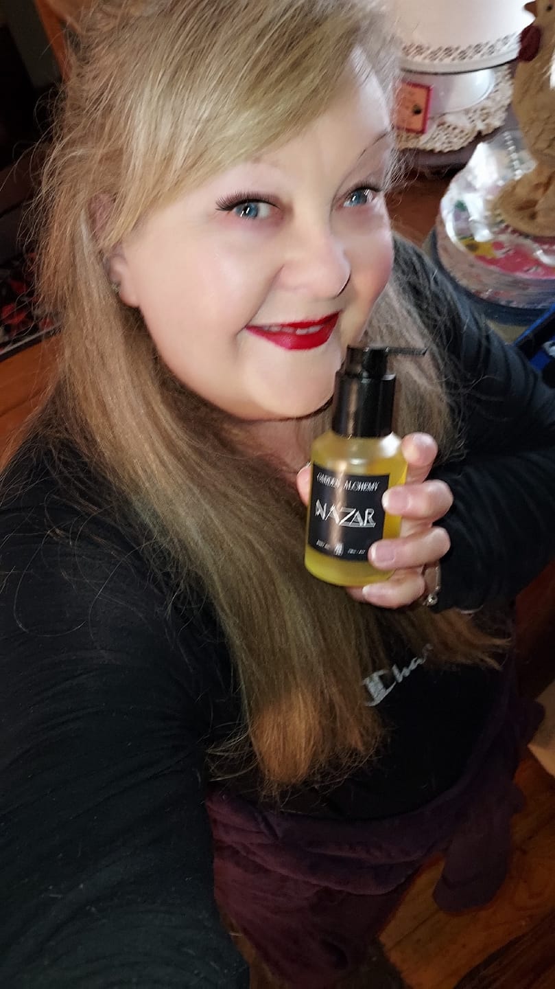Customer photo review of NAZAR BODY OIL
