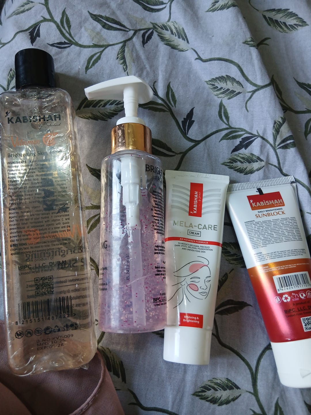 Customer photo review of Bright & Even Skintone Kit
