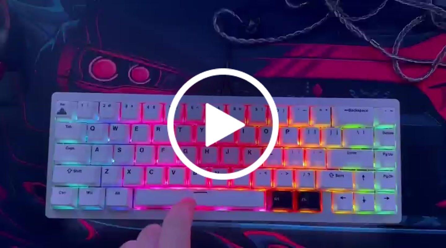 Customer video review of KEYGEEK Y2 LINEAR SWITCH FACTORY LUBED (10PCS)