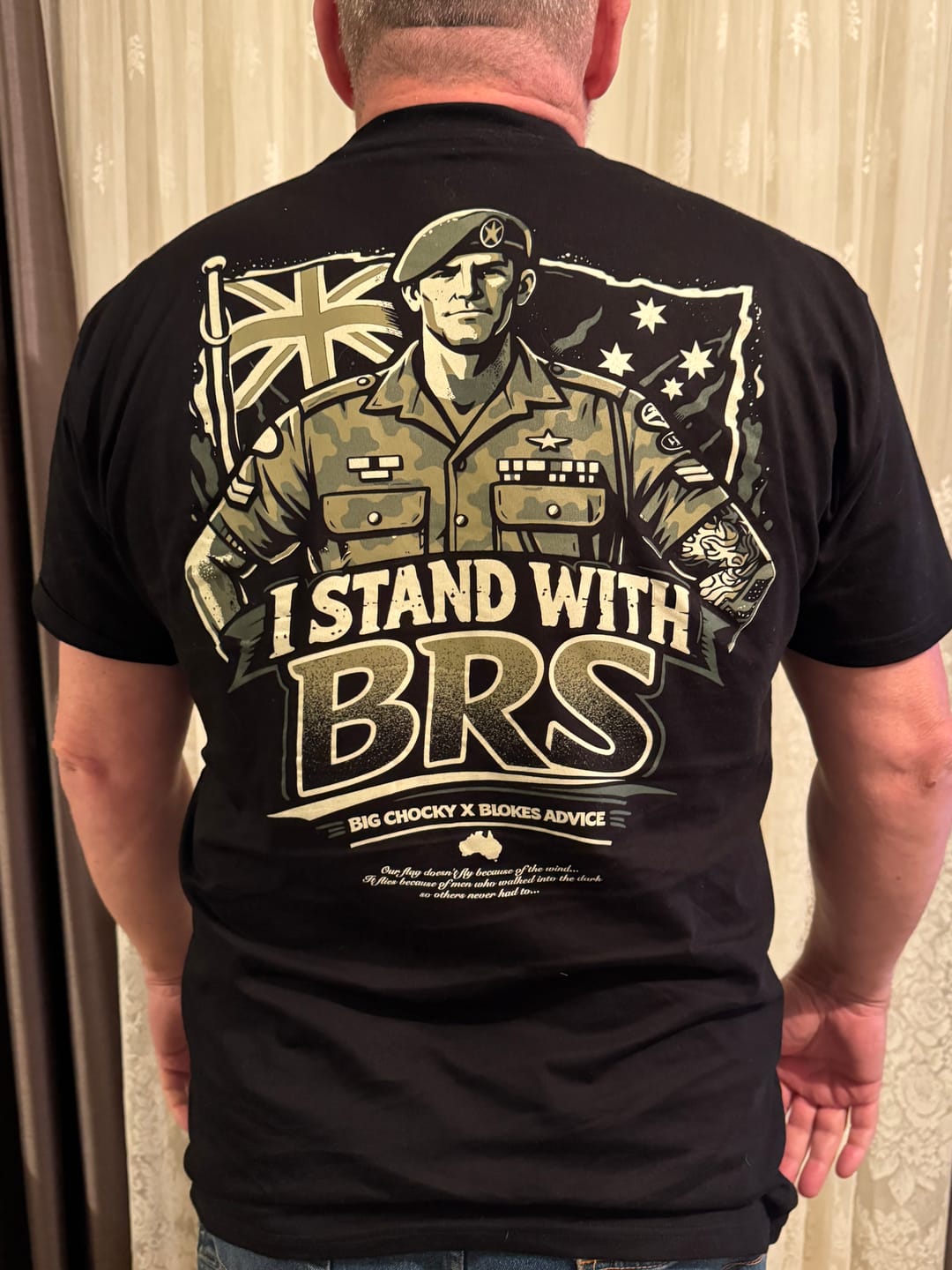 Customer photo review of Big Chocky | Fit In Tee