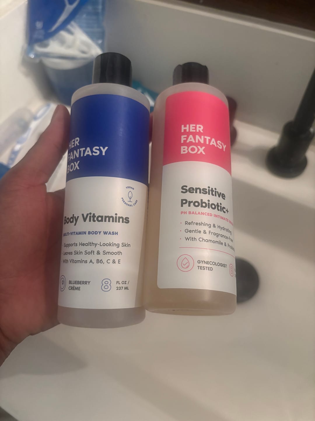 Customer photo review of Yummy Organic Body Wash - Hydrating & Juicy Daily Use