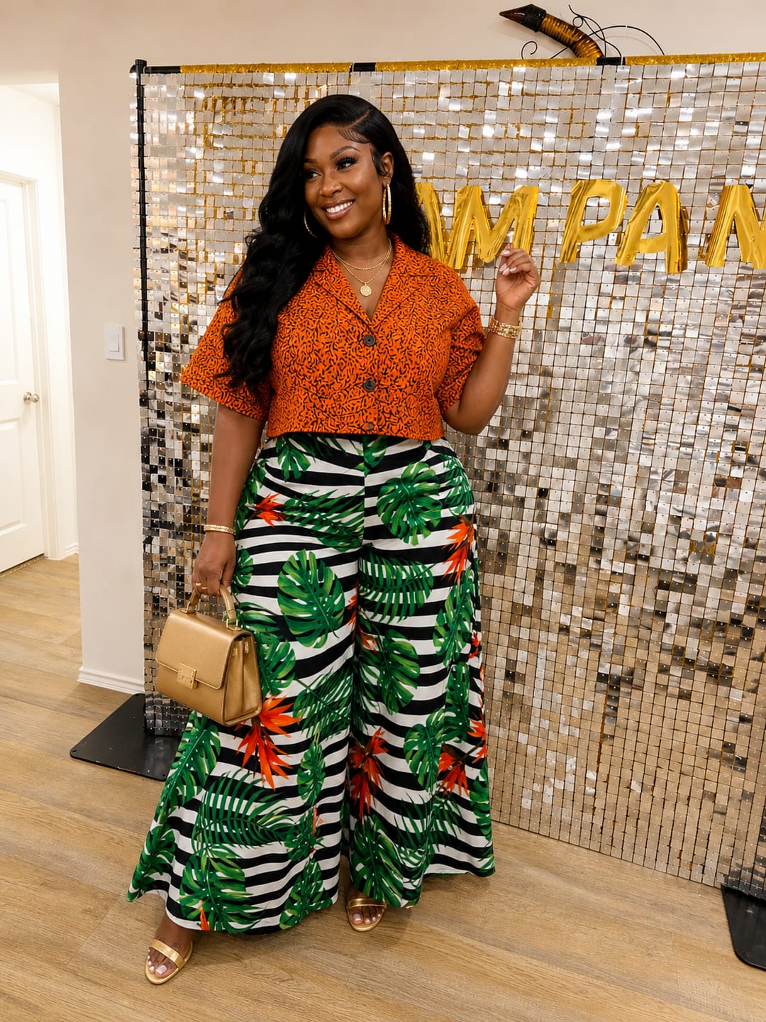 Customer photo review of Idunnu Palazzo Set