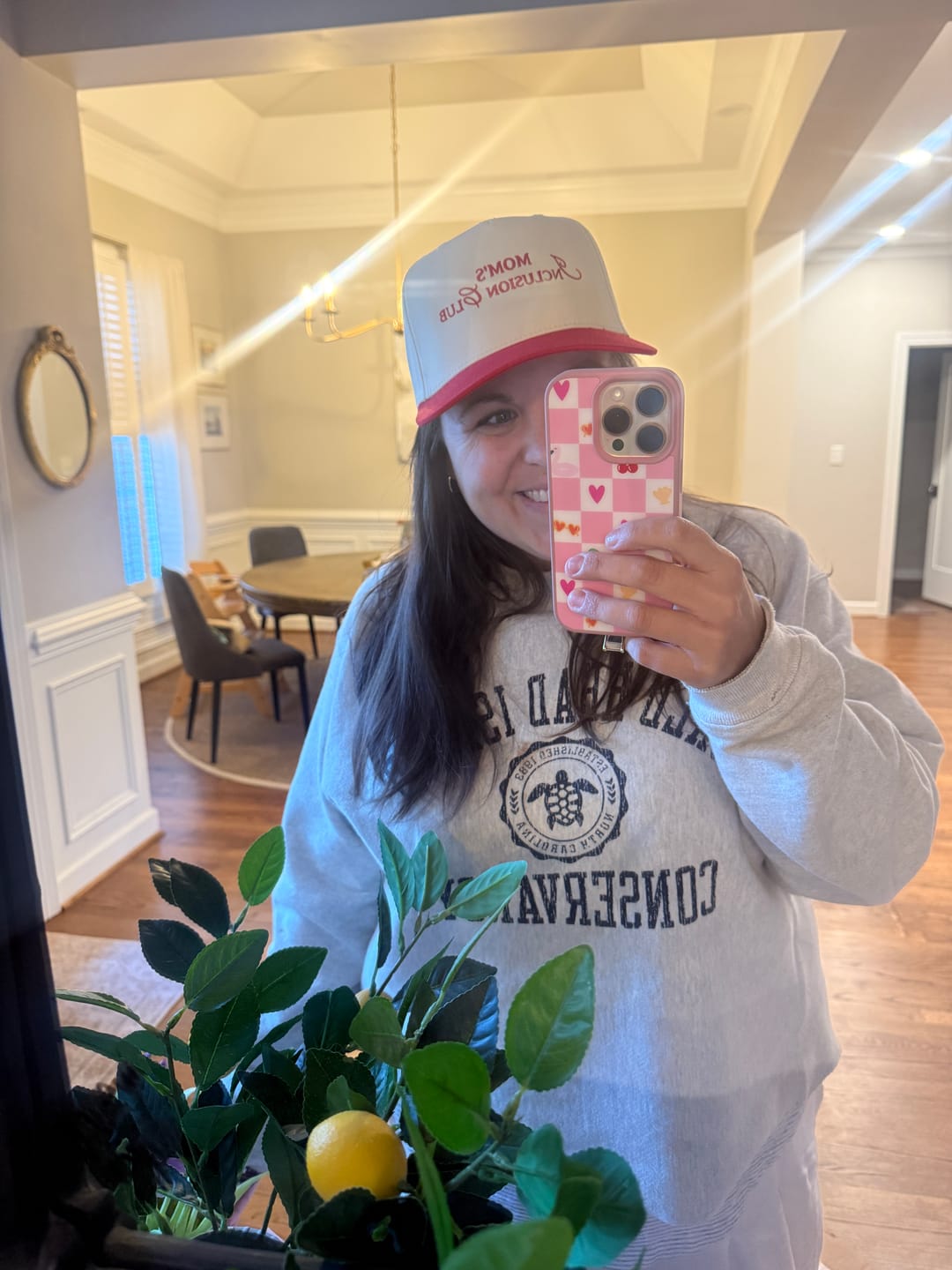 Customer photo review of Mom's Inclusion Club Embroidered Hat