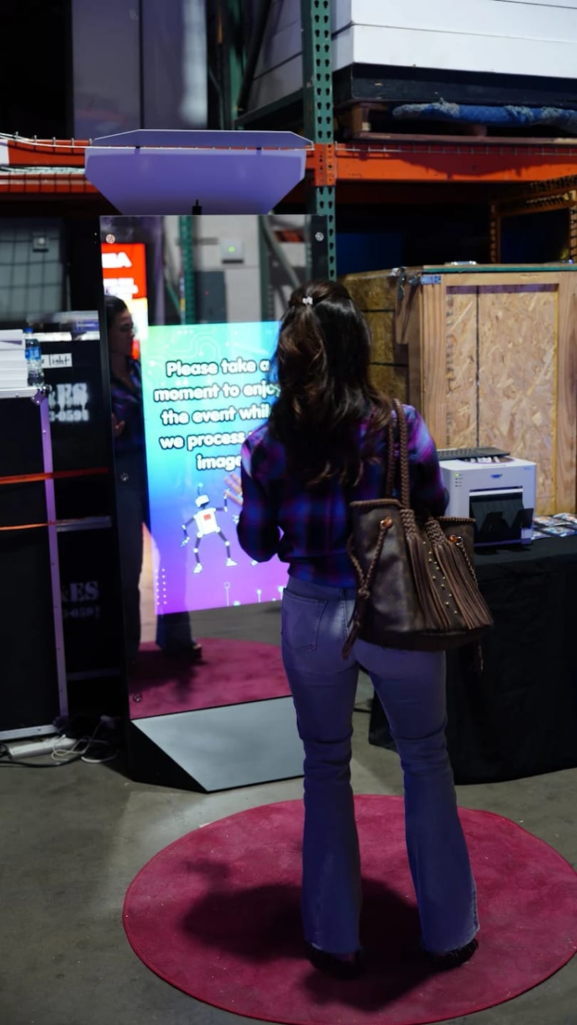 Customer photo review of Mirror X Booth