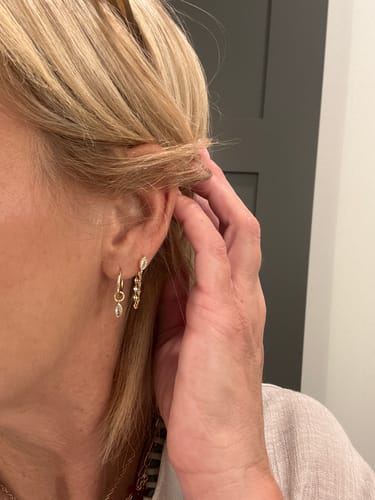 Customer photo review of Aline Earrings Set