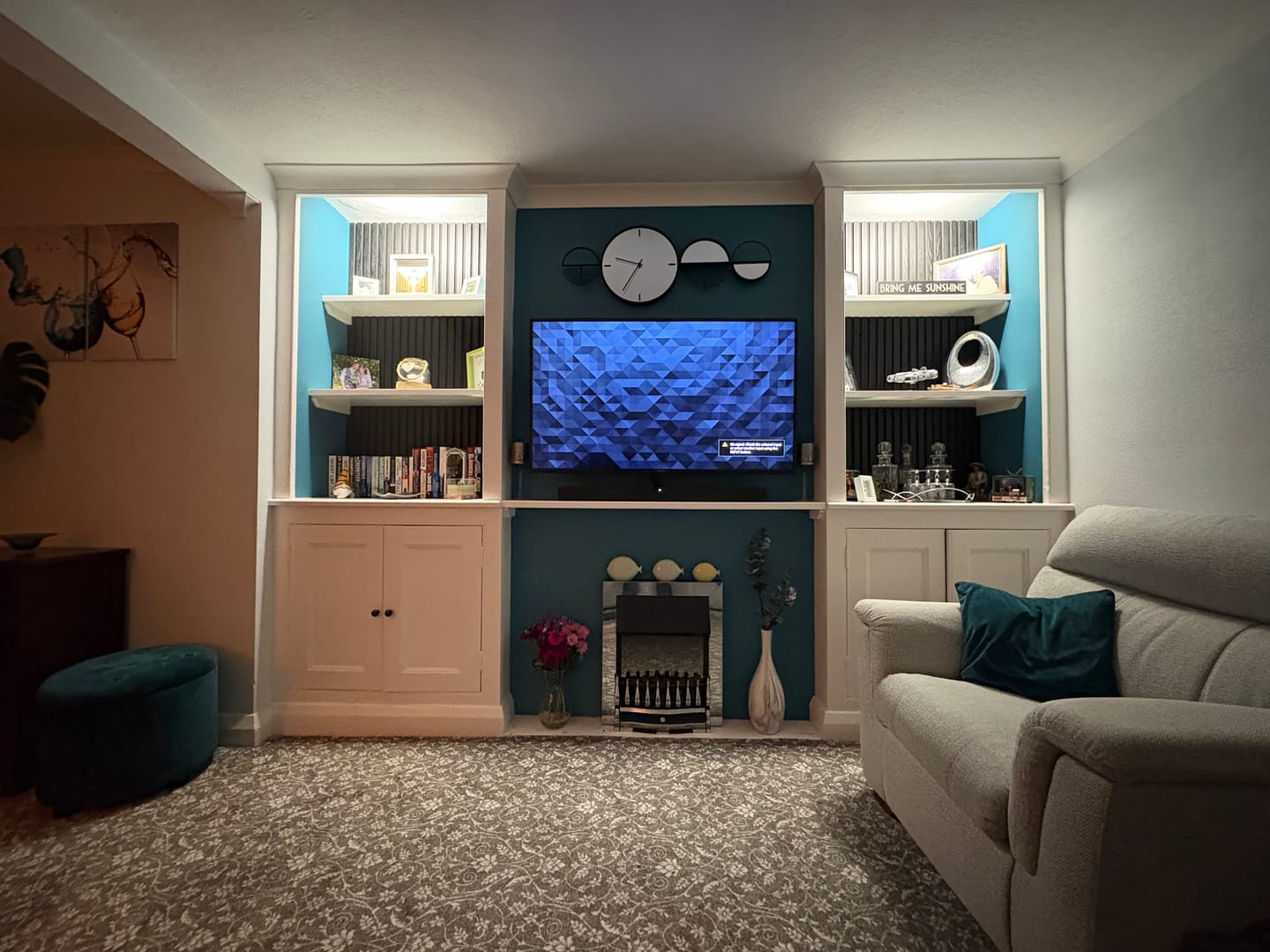 Customer photo review of Premium Acoustic Wall Panels - Black