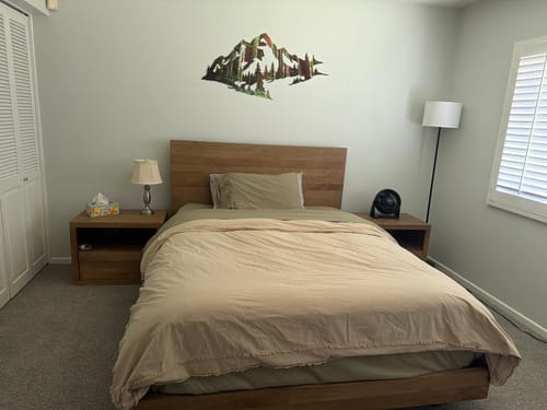 Customer photo review of Redwood Mountain Range View - Metal Wall Art