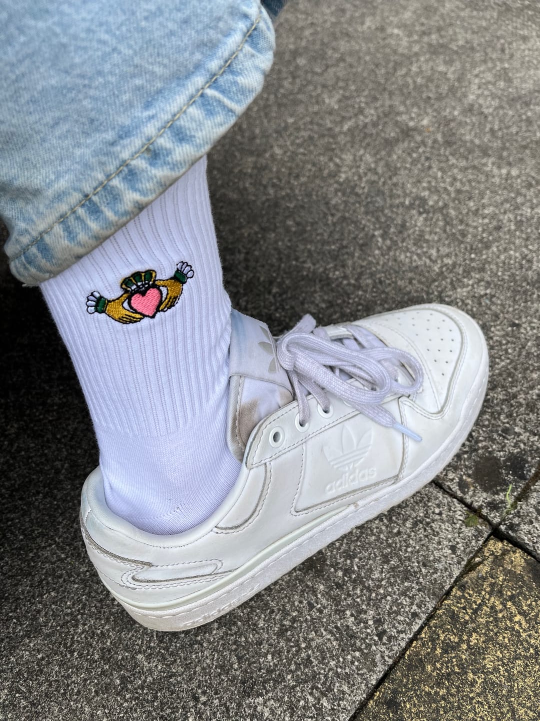 Customer photo review of Claddagh Socks | Born & Bred