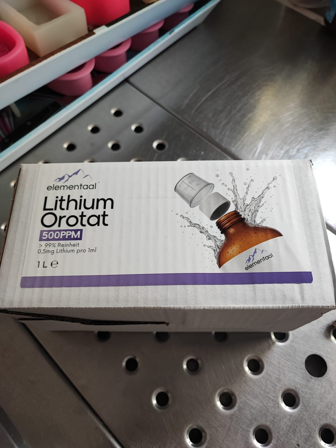 Customer photo review of Elementaal® Lithium Orotat | inkl. Dosierspritze, Messbecher & Pipette