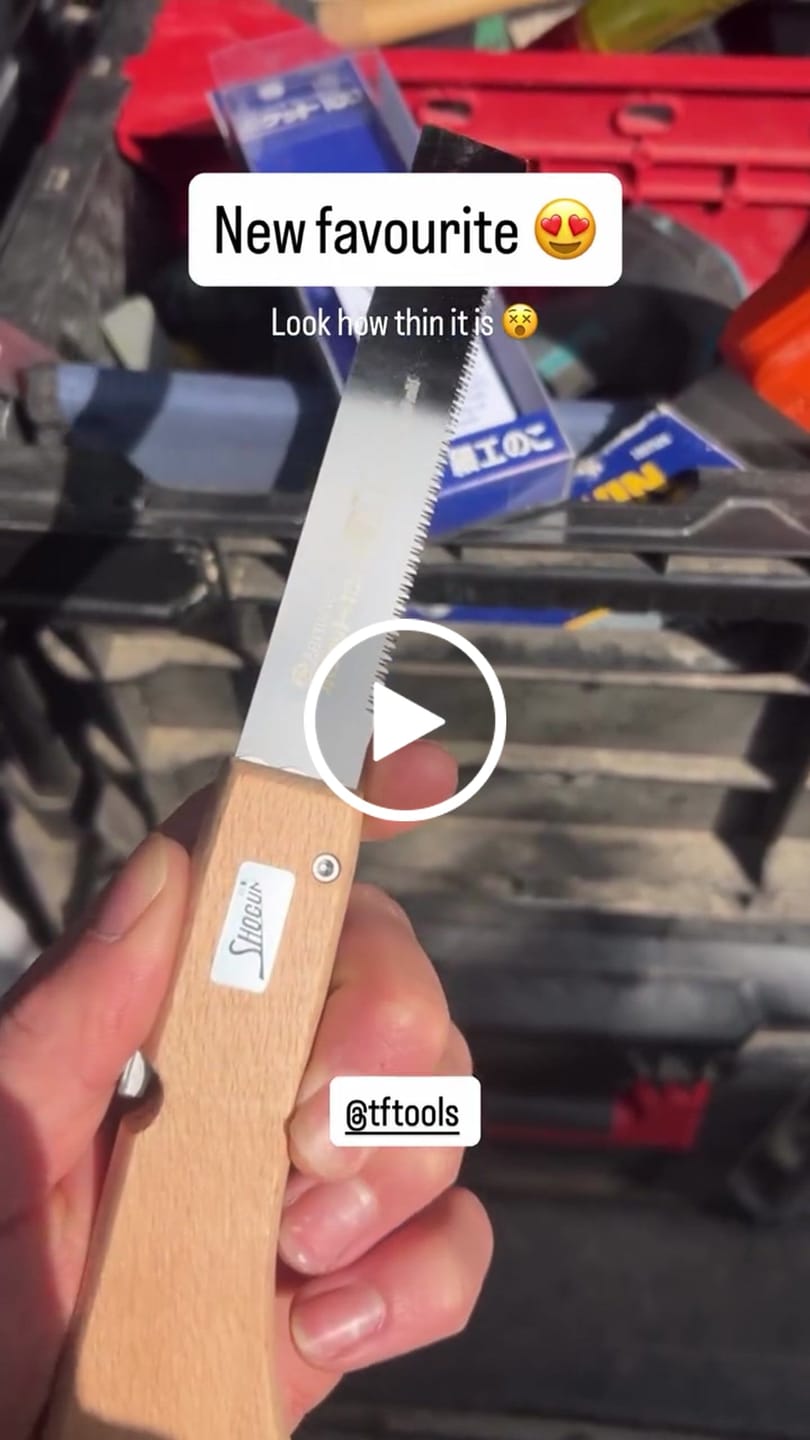 Customer video review of Shogun | Japanese Flush Cut Pull Saw 100mm Length Folding Design