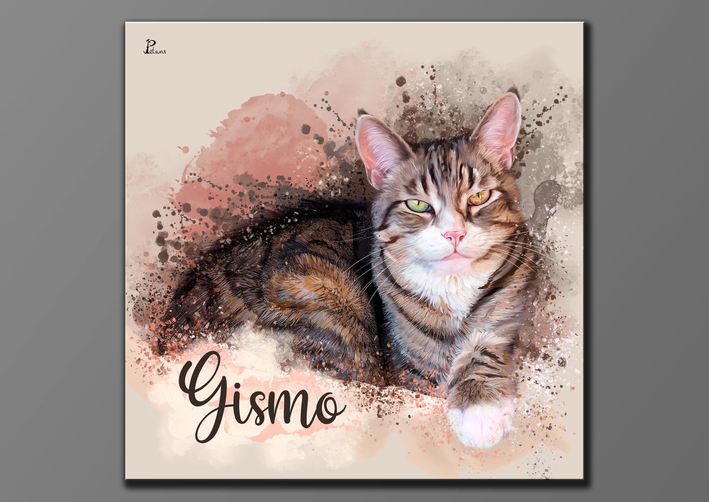 Customer photo review of Gemalte Liebe verschenken mit einem Gutschein von Petsuns