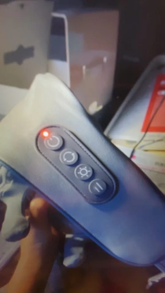 Customer photo review of Electric Neck & Back Massager