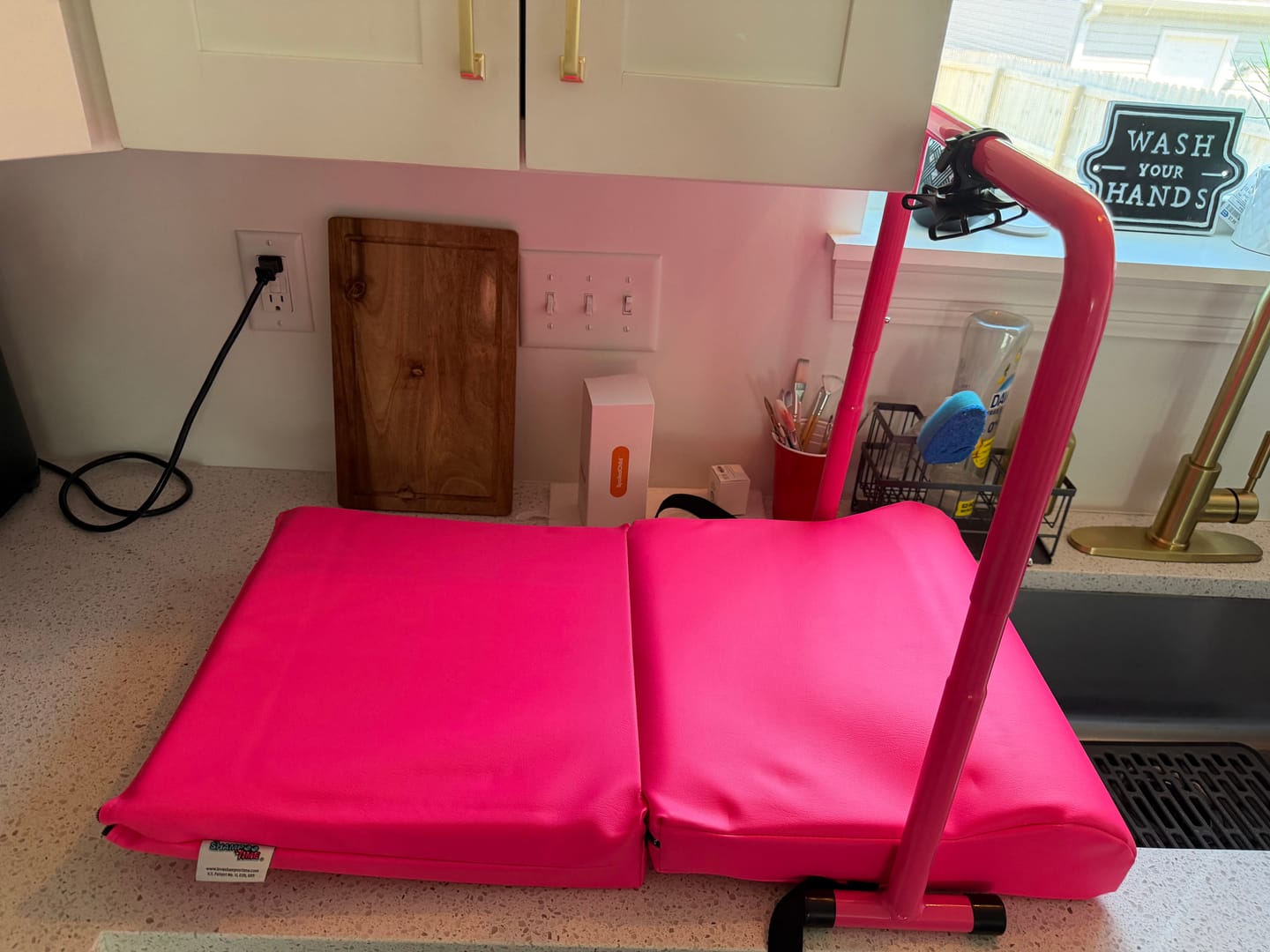 Customer photo review of Shampoo Mat® Deluxe