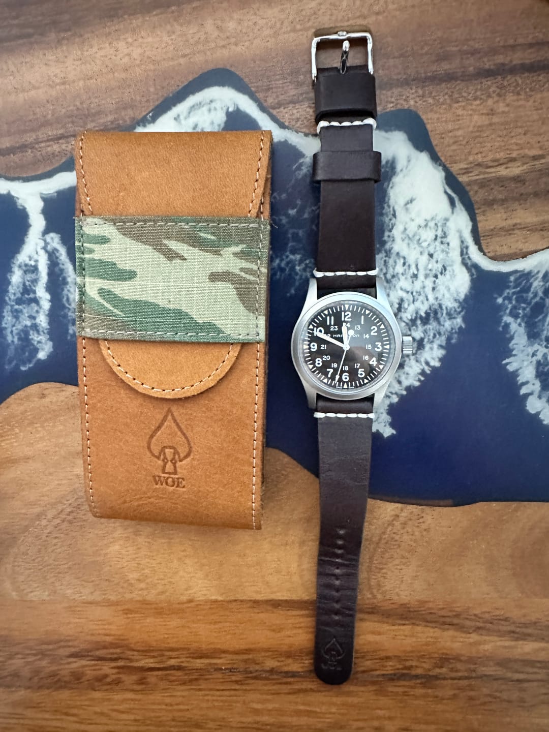 Customer photo review of Jedburgh 2.0 Leather Watch Strap