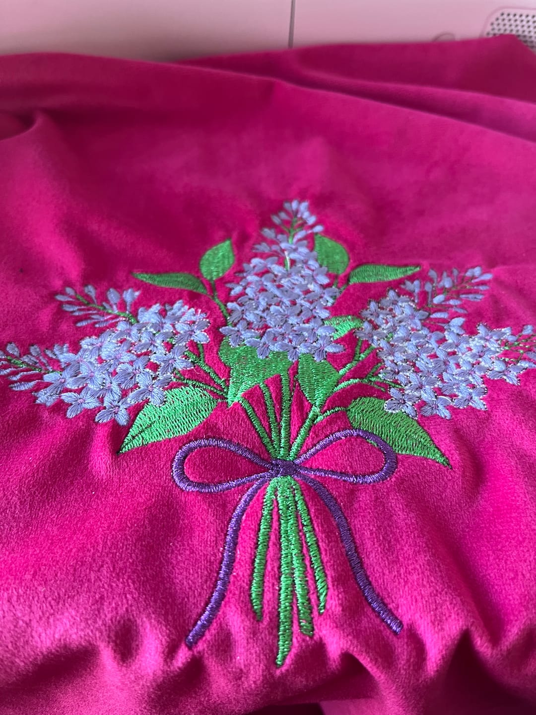 Customer photo review of Plain Upholstery Velvet Fabric