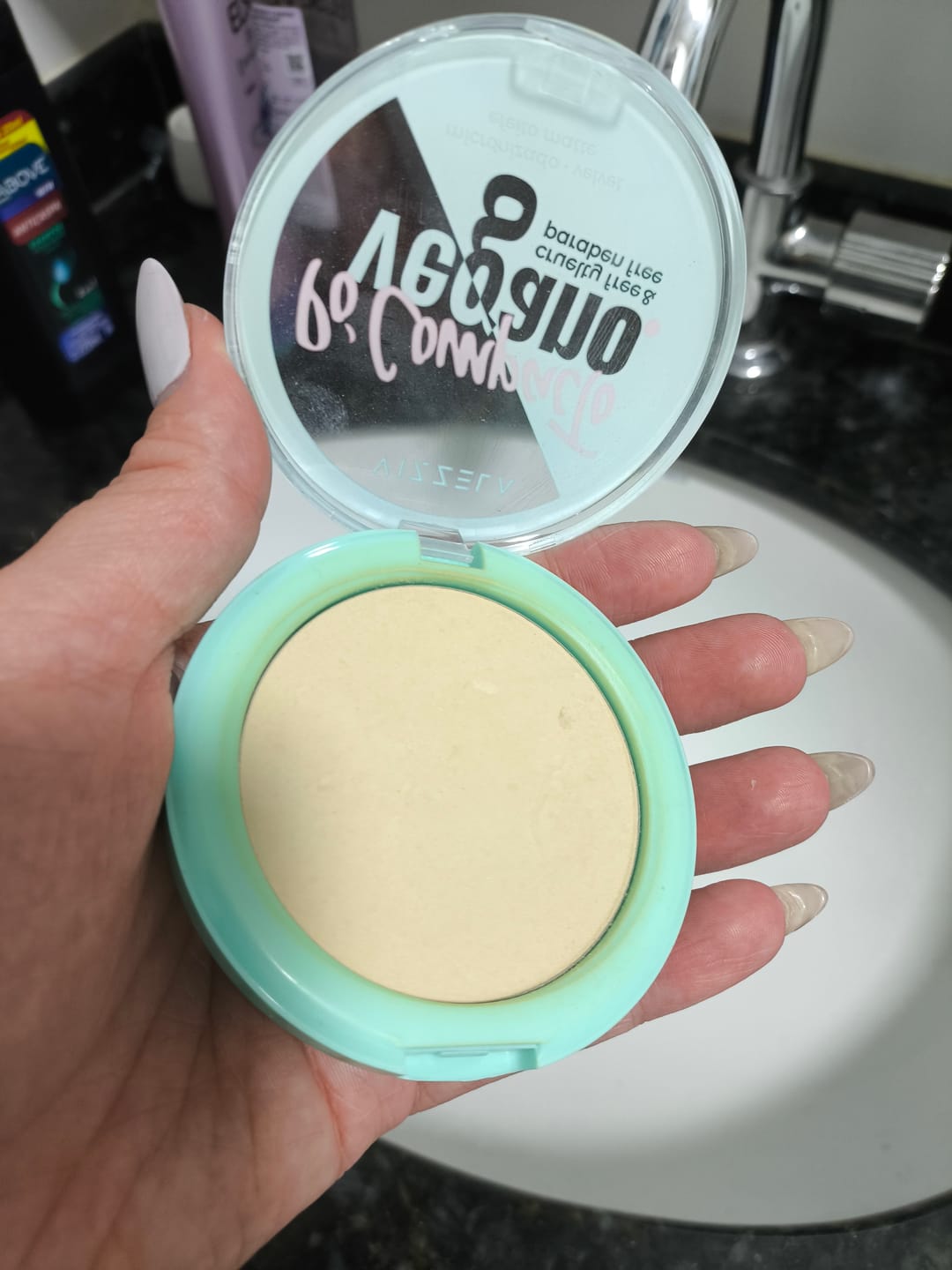 Customer photo review of Pó Compacto Vizzela