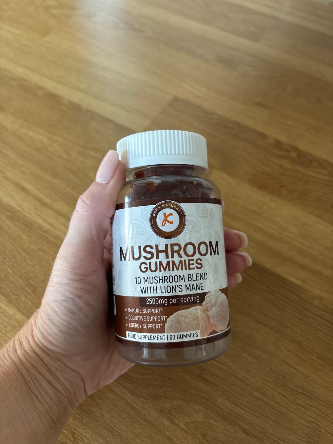 Customer photo review of Mushroom Gummies