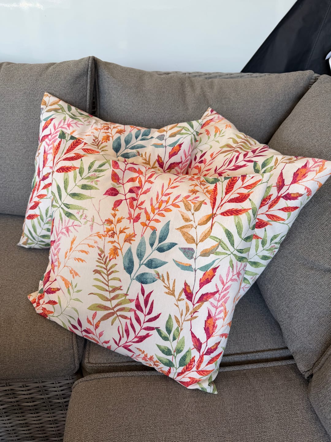 Customer photo review of Leafy Garden Water Resistant Fabric