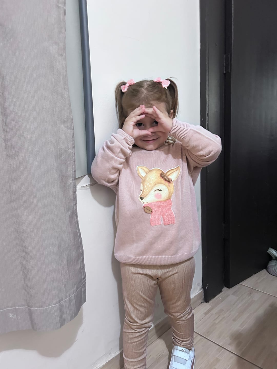 Customer photo review of Calça Legging em Termoskin Peluciado 89565 Kukiê Infantil Menina