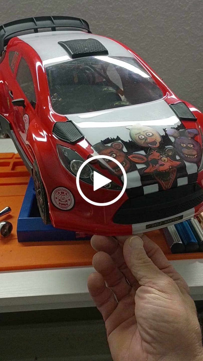 Customer video review of Aluminum Servo Conversion Block For RZ001 and 1/10 Rally Car