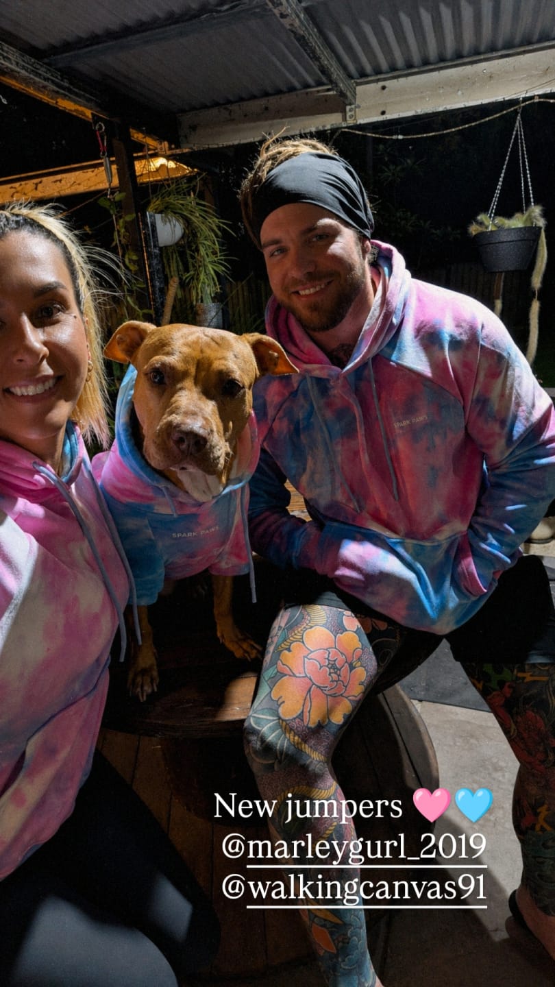 Customer photo review of Velvet Human Hoodie - Snow Cone