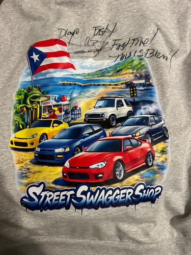 Customer photo review of DTF Transfers Upload Your Gang Sheet