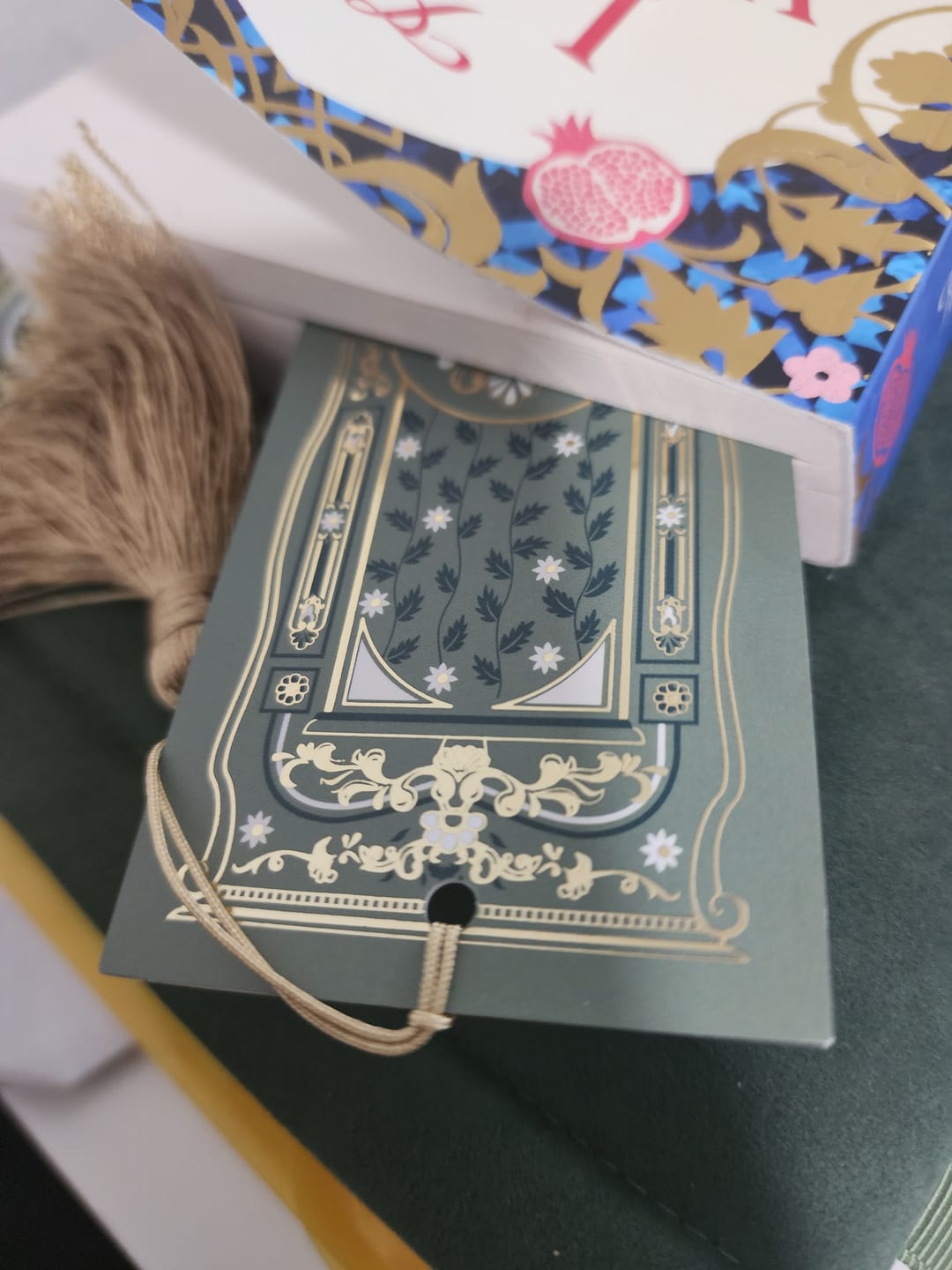 Customer photo review of Literati Bookmark - Sage