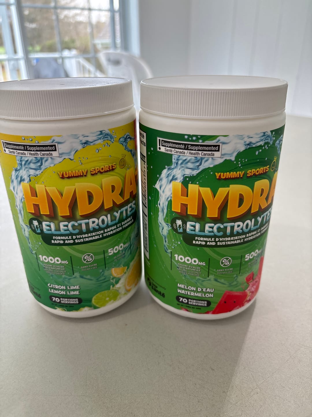 Customer photo review of Yummy Sports - Hydra + Électrolytes - 525g