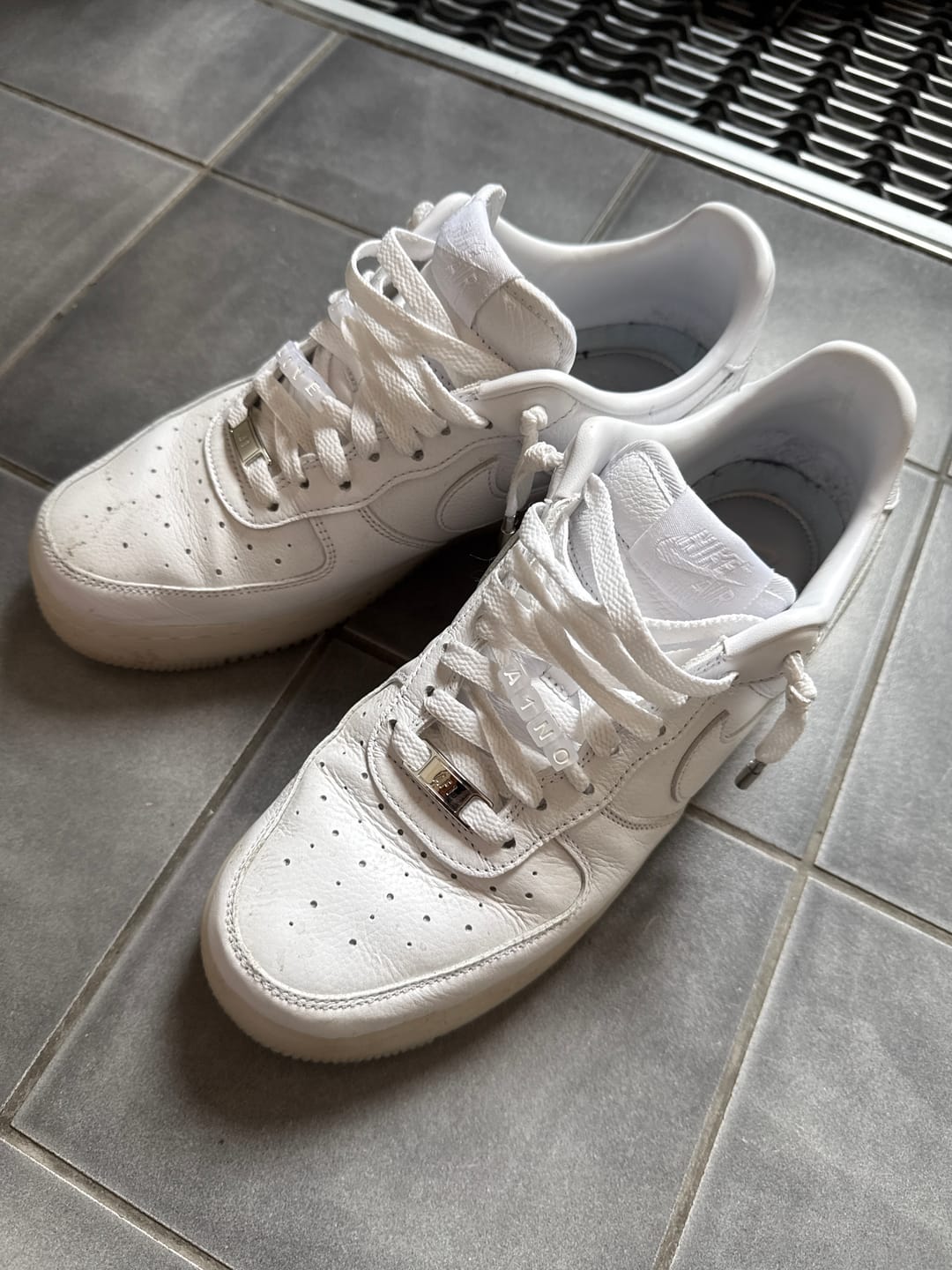 Customer photo review of Nike Air Force 1 Low Drake NOCTA Certified Lover Boy White Cobalt Tint