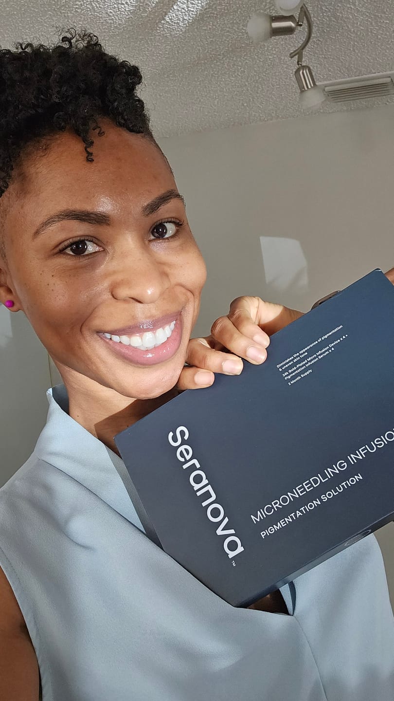 Customer photo review of The Micro Infusion System™ For Melanin-Rich Skin