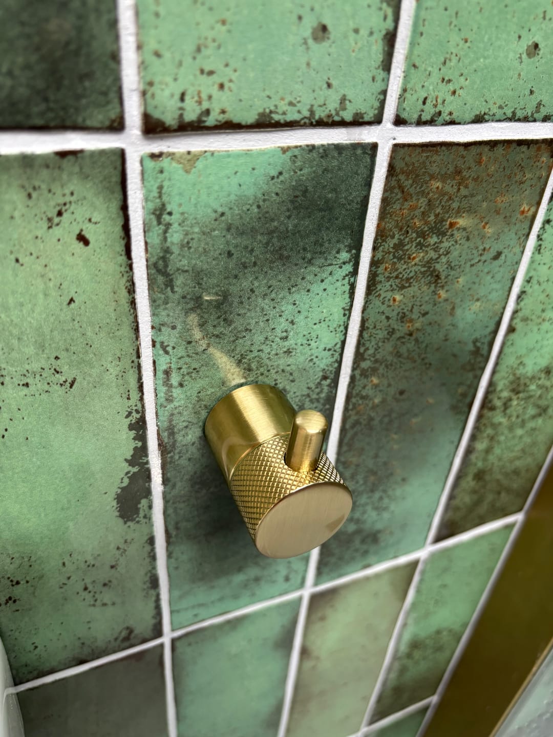 Customer photo review of Santorini Gold Robe Hook