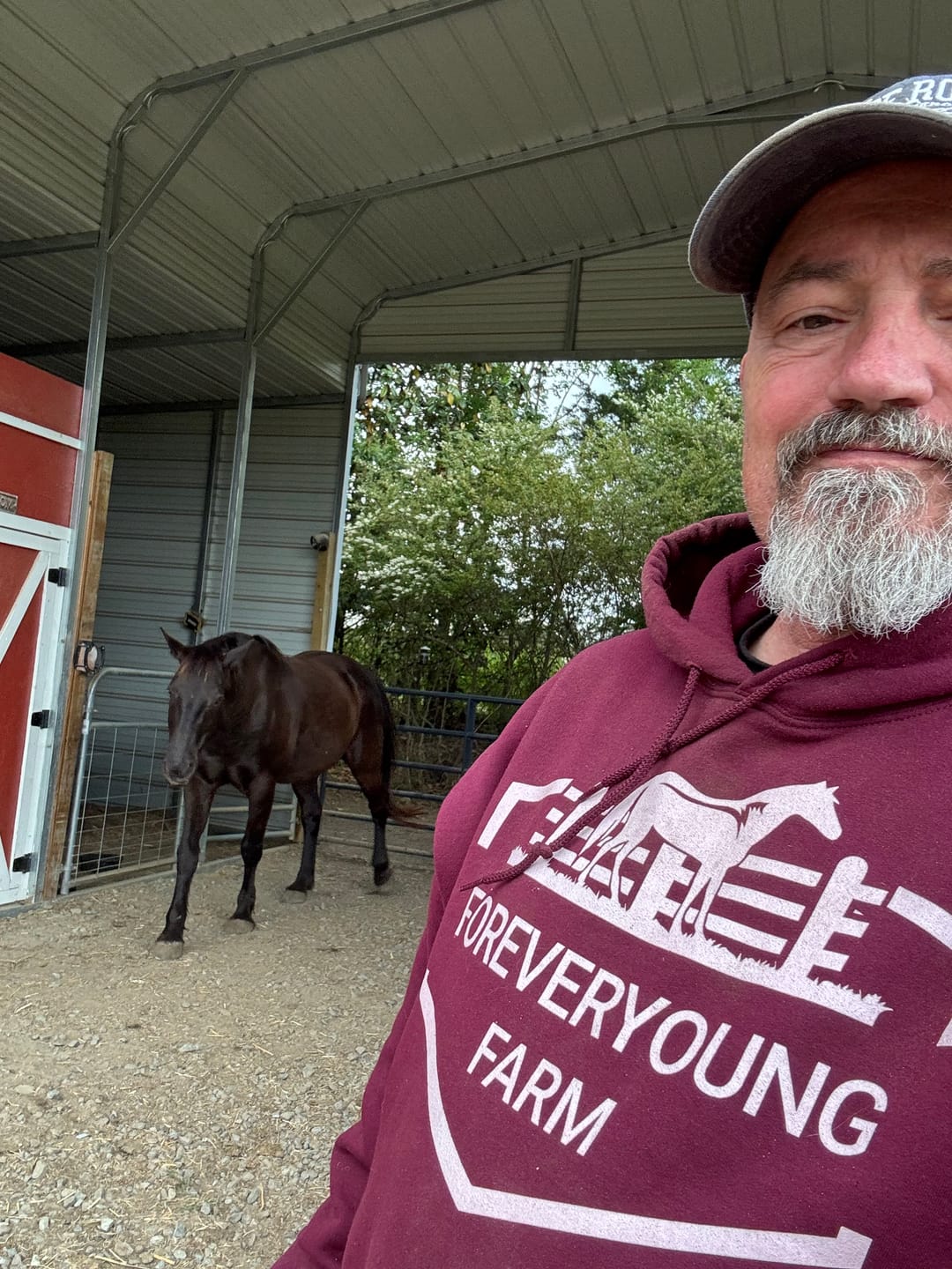 Customer photo review of HORSE RANCH CUSTOM HOODIE H1