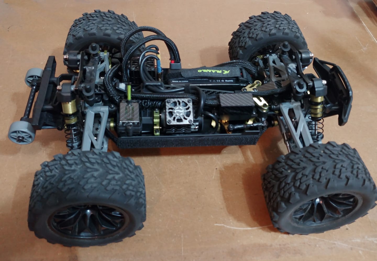 Customer photo review of Aluminum Servo Conversion Block For RZ001 and 1/10 Rally Car