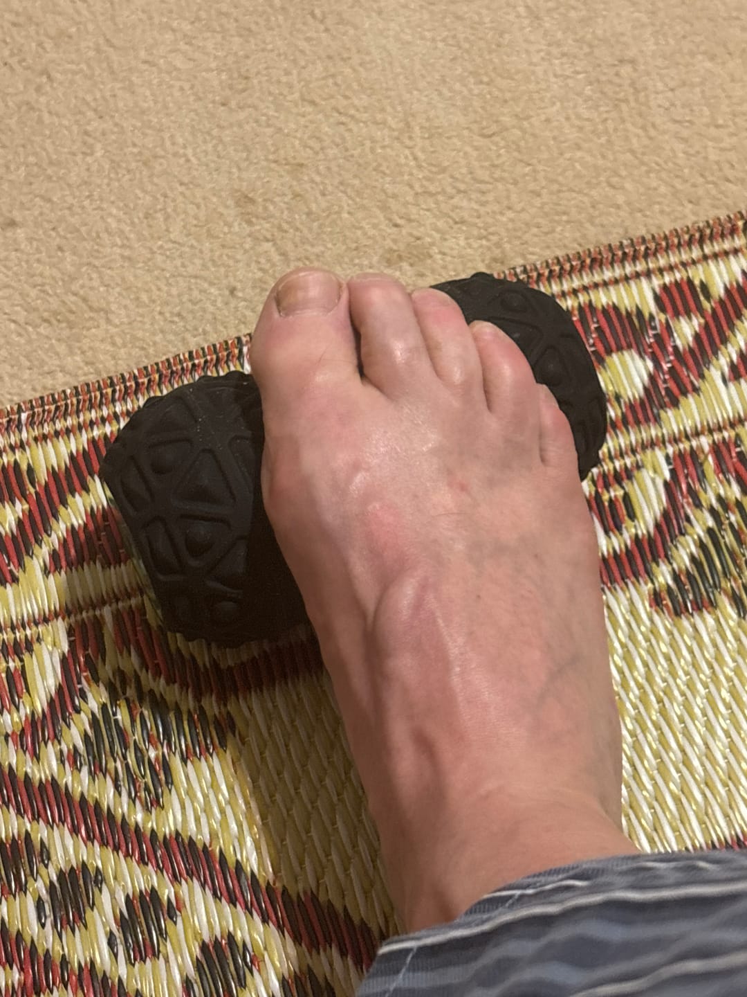 Customer photo review of Portable Vibrating Massage Roller - Vibit ROLL