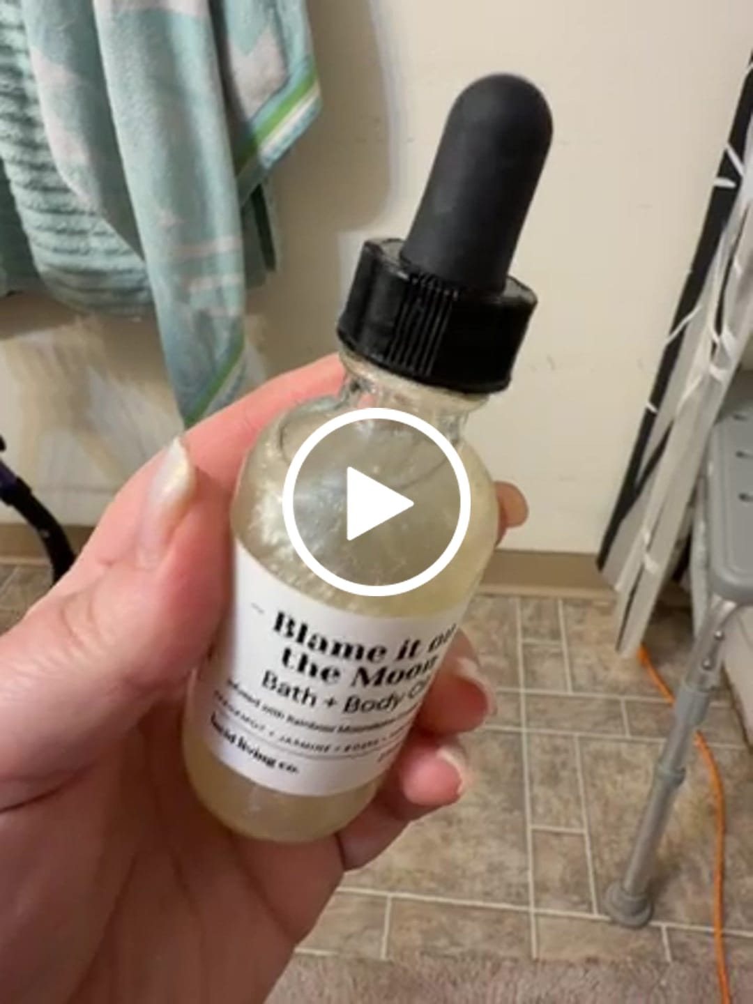 Customer video review of Blame it on the Moon Bath & Body Oil