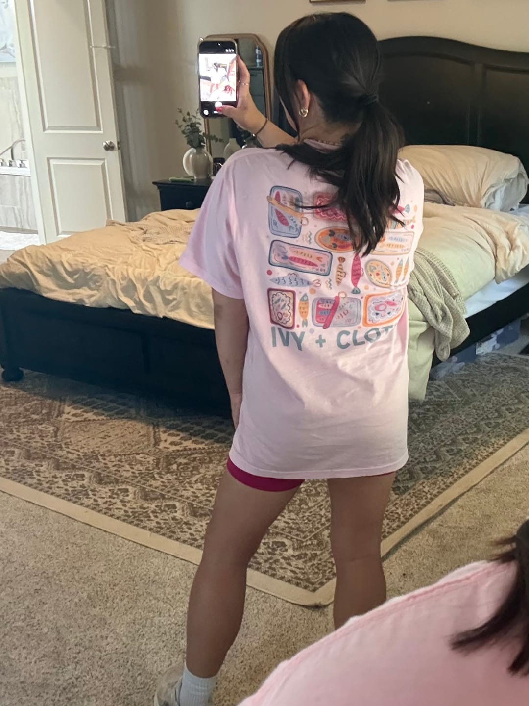 Customer photo review of Colorful Sardine Doodles (Back Print)