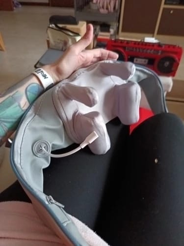 Customer photo review of Electric Neck & Back Massager