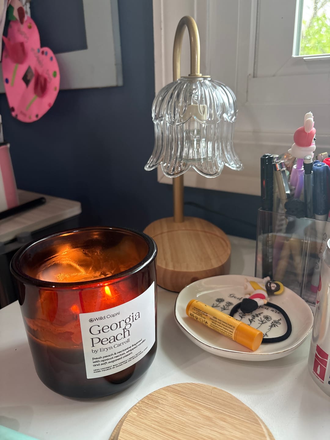 Customer photo review of Georgia Peach Candle by Eryn Carroll