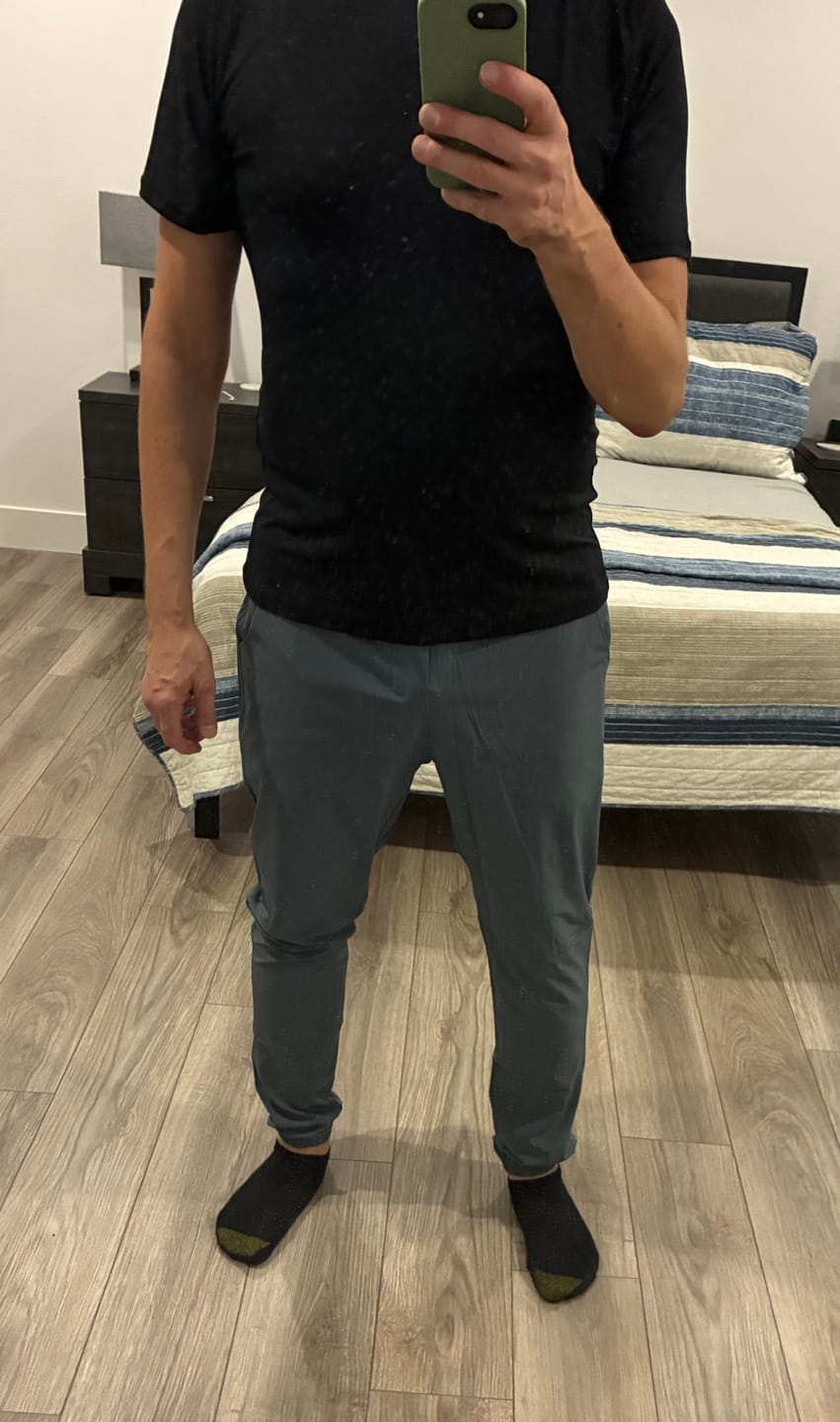 Customer photo review of Boundless Jogger - Storm Slate