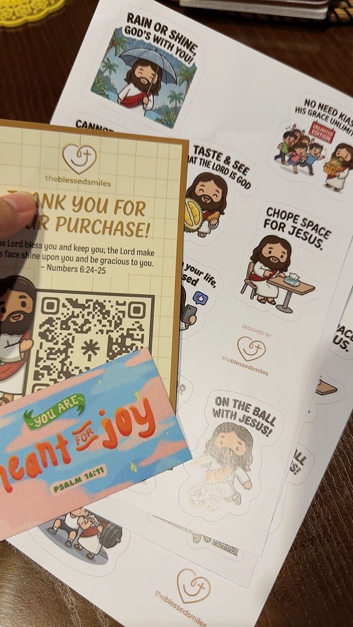 Customer photo review of Jesus Singlish Sheet