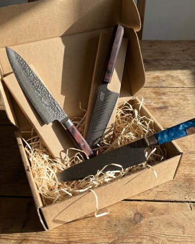 Customer photo review of Mystery Box | 3 Japanese Knives