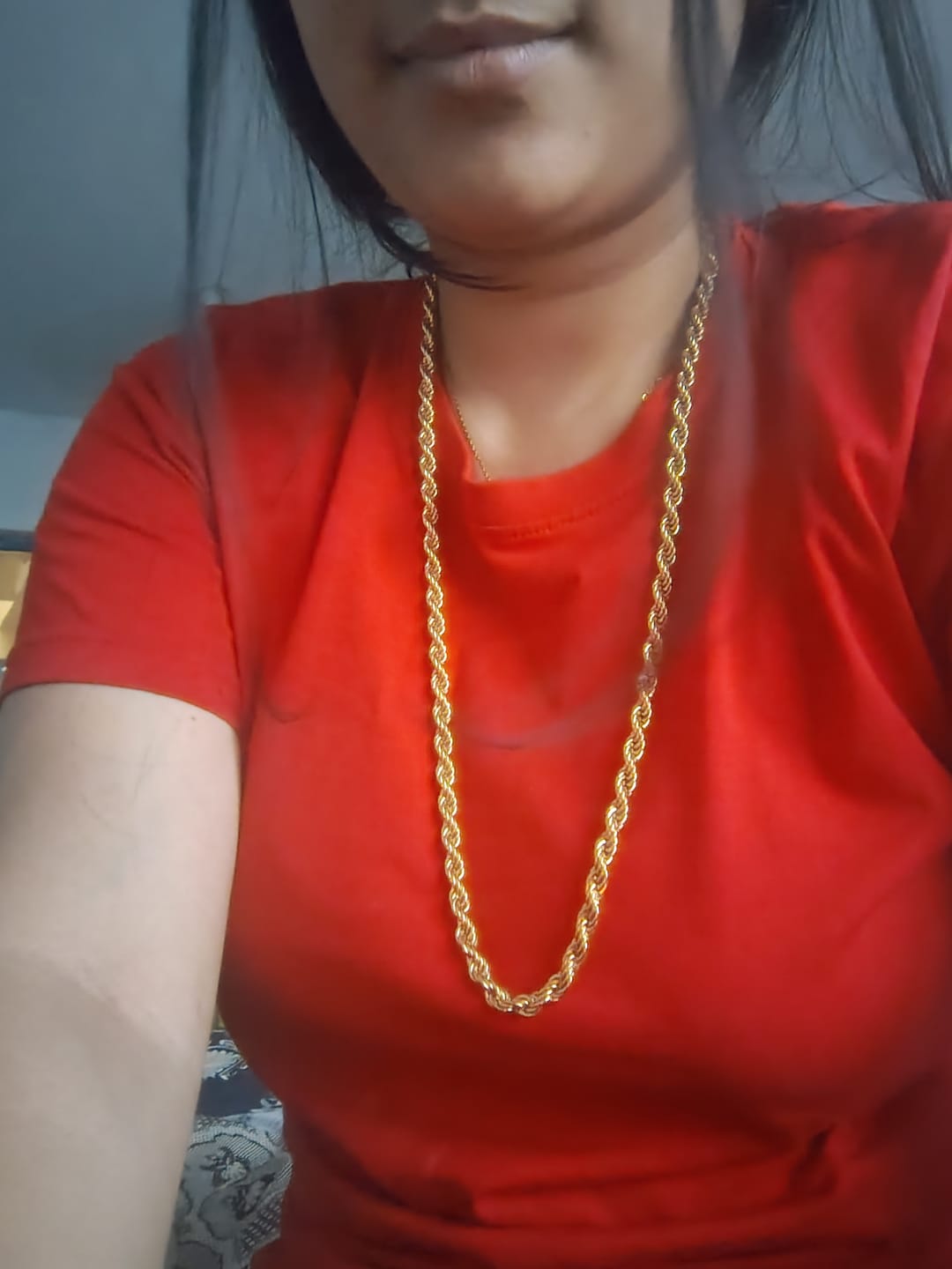 Customer photo review of Rope Chain | 6 MM
