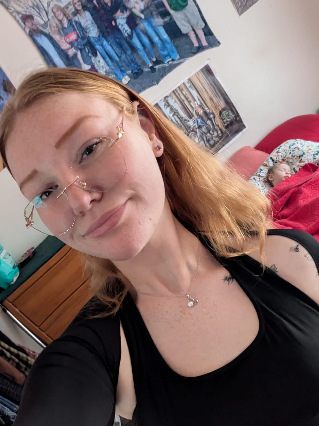Customer photo review of Aria Eyeglasses