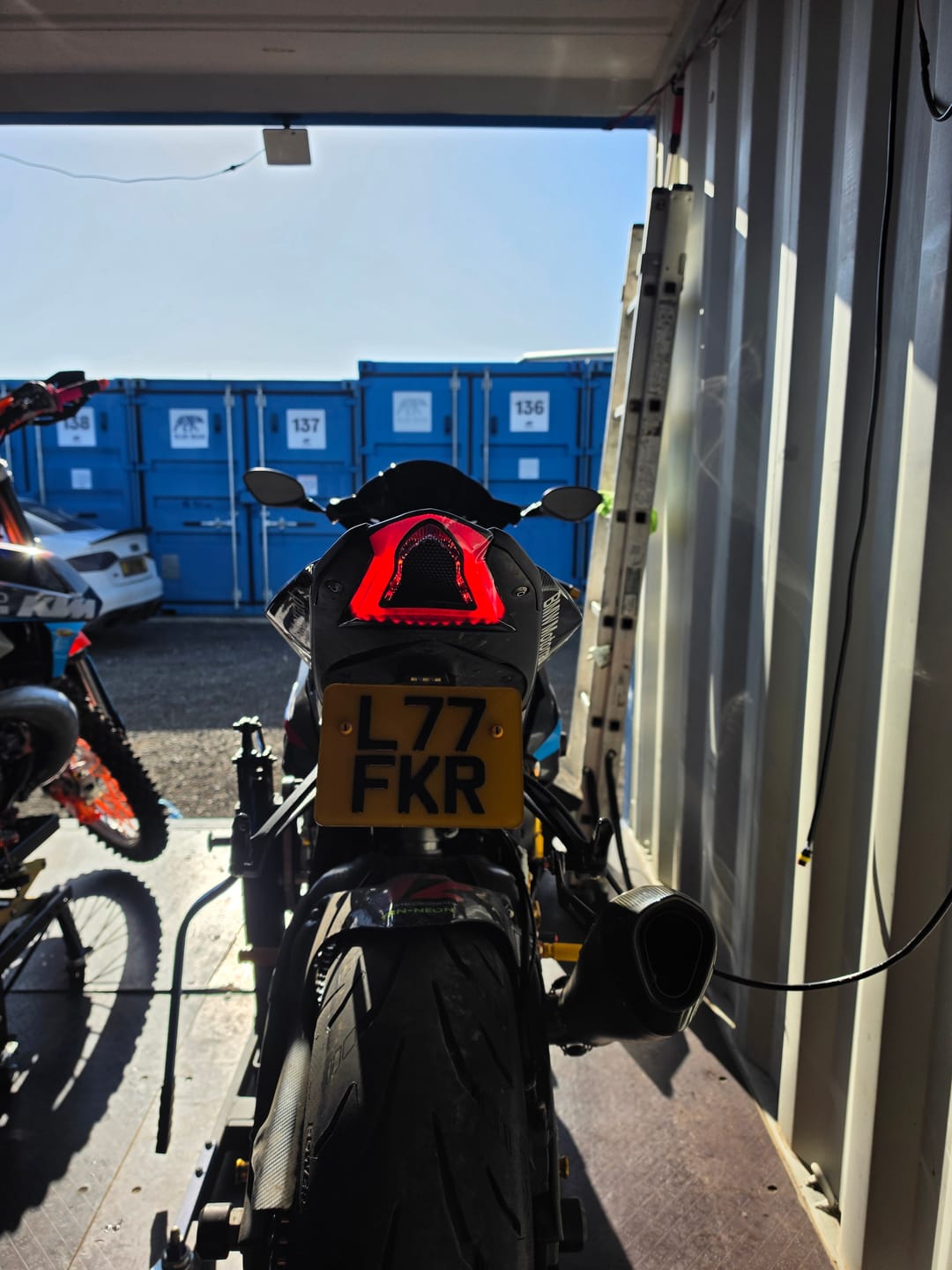 Customer photo review of BMW S1000RR Integrated Rear Light